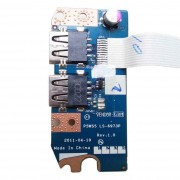 P5WS5 LS-6973P Rev 1.0 плата 2xUSB со шлейфом Ноутбука Packard Bell б/у с разбора