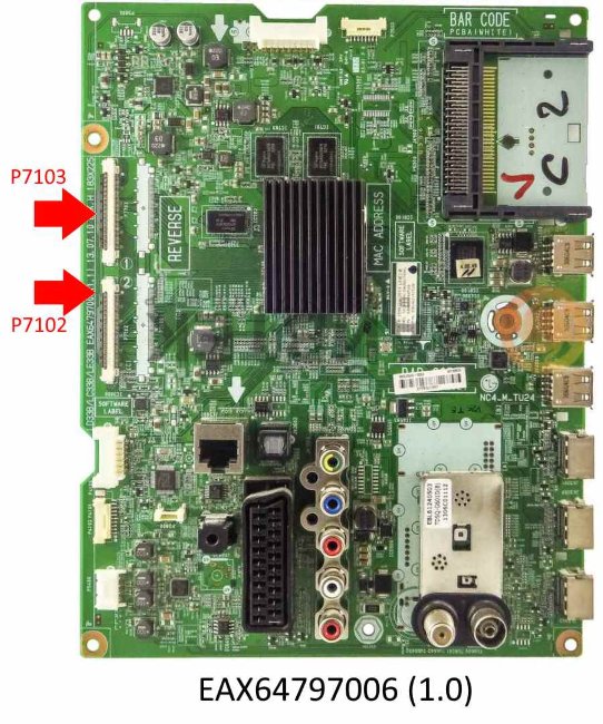 EAX64797006 (1.0) main плата телевизора LG