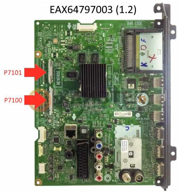 EAX64797003 (1.2) EAX64797006 (1.0) EAX64797004 main плата телевизора LG