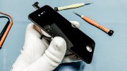 Дисплей Apple Iphone 4s с тачскрином в сборе Черный