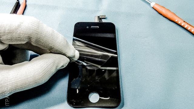 Дисплей Retina для Apple Iphone 4s с тачскрином в сборе Черный