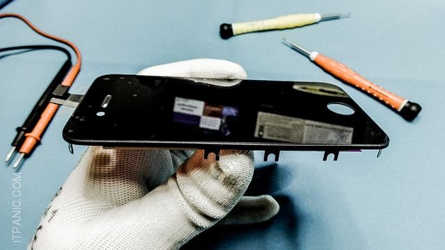 Дисплей Apple Iphone 4s с тачскрином в сборе Черный