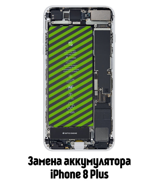 Замена аккумулятора iPhone 8 Plus в Белгороде - от 3 790 руб.