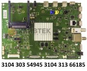3104 303 54945 3104 313 66185 main плата телевизора Philips ОРИГ. Восст