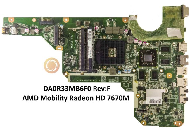 DA0R33MB6F0 Rev:F материнская плата ноутбука HP ОРИГ.