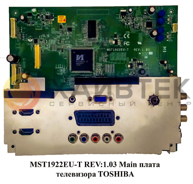 MST1922EU-T REV:1.03 Main плата телевизора TOSHIBA