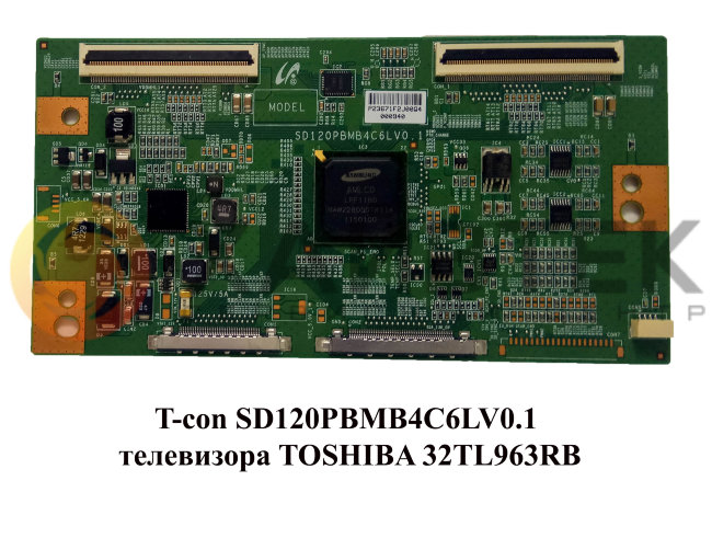 T-con SD120PBMB4C6LV0.1 телевизор TOSHIBA 32TL963RB