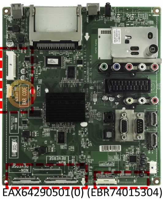 EAX64290501(0) (EBR74015304) main плата телевизора LG