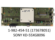 1-982-454-51 (173678051) main плата телевизора Sony